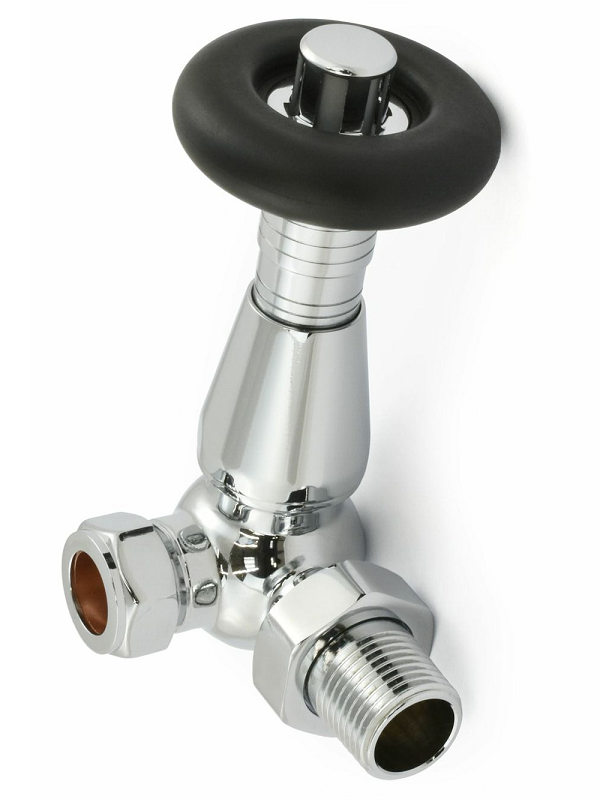 Lambeth Corner TRV Set - Polished Chrome